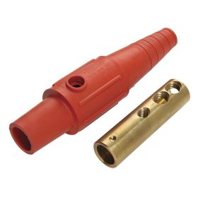 Pass & Seymour PS20FB-O 18 Series Cam-Type In-Line Connector, 600 VAC, 400 A, 2 to 2/0 AWG Wire, Female Connection, NEMA 3R/4