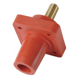 Pass & Seymour PS40FRSB-O 16 Series Cam-Type Female Single Pole Receptacle, 600 VAC, 400 A, 2 to 4/0 AWG Wire, Threaded Stud, NEMA 3R/4