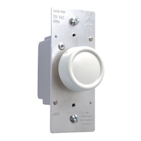 Pass & Seymour R600-WV Dimmer Switch, 120 VAC, 1 Pole, White