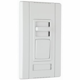 Pass & Seymour CDLV1103-PW Titan 3-Way Magnetic Narrow Low Voltage Dimmer, 120 VAC, 1 Pole, White