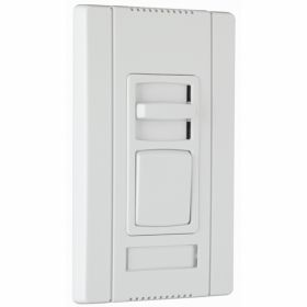 Pass & Seymour CD1103-PW Titan 3-Way Narrow Dimmer Switch, 120 VAC, 1 Pole, White