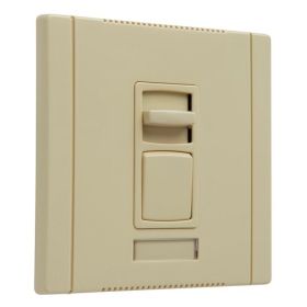 Pass & Seymour CD1603-PI Titan 3-Way Wide Dimmer Switch, 120 VAC, 1 Pole, Ivory