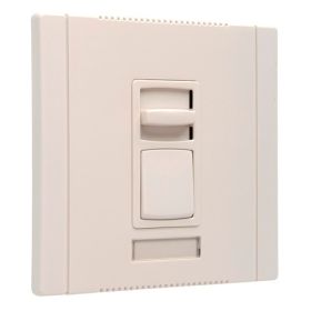 Pass & Seymour CD1603-PLA Titan 3-Way Wide Dimmer Switch, 120 VAC, 1 Pole, ON/OFF Operation Mode, Light Almond