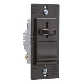 Pass & Seymour LSLV600-P Magnetic Low Voltage Dimmer, 120 VAC, 1 Pole, 3-Way Mode, Brown