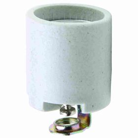 Pass & Seymour 3152-8 Keyless Single Circuit Lamp Holder, 660 W, 250 VAC, 600 A, Medium Incandescent Lamp