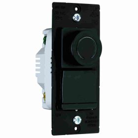 Pass & Seymour DR703PBKV Decorator Rotary DR Series Dimmer Black DR703PBKV