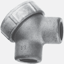 Crouse-Hinds LBY25 3/4 in Capped Elbow Threaded Explosion Proof