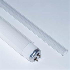 Fluorolite Plastics T8-CLRF32 4 Ft. T8 Tube Guard with End Caps Clear