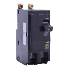 Square D QOB240 40A 2-Pole 120/240V 10kA Bolt-On QO Circuit Breaker