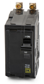 Square D QOB250 50A 2-Pole 120/240V 10kA Bolt-On QO Circuit Breaker