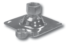 Crouse-Hinds TPSFH12 Flexible Fixture Hanger for 1/2 & 3/4 in Conduit Stems Mounts To 4" Square