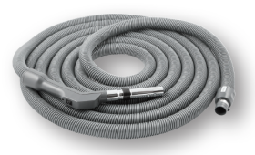 Broan CH235 Low-Voltage Standard Crushproof Vacuum Hose 30 Ft. Length 1-3/8 in Diameter Vinyl Dark Gray