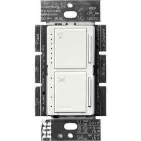 Lutron MACL-LFQ-WH Maestro CL Fan/Light Control 4-Speed Fan Control With CFL And LED Rated Dimmer