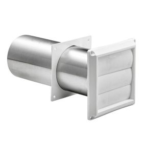 LAMBRO 267W 4" LOUVERED VENT WHITE