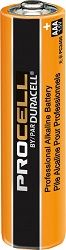 Duracell PC2400TC24 Procell Size AAA Alkaline Battery 24/BX