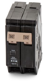 Cutler-Hammer CH290 CH 2-Pole 90A 120/240VAC 10kA Circuit Breaker