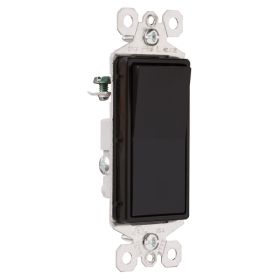 Pass & Seymour TradeMaster TM873-BK radiant 1-Gang 3-Way Decorator Switch 120/277 VAC 15 A