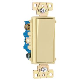 Pass & Seymour TM874I 15A NAFTA-Compliant 4-Way TradeMaster Decorator Switch Ivory 120/277 VAC