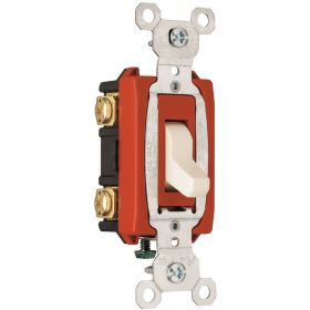 Pass & Seymour CSB20AC2-LA, 2-Pole, Heavy Duty Toggle Switch, 120/277 VAC, 20 A, 1/2 hp