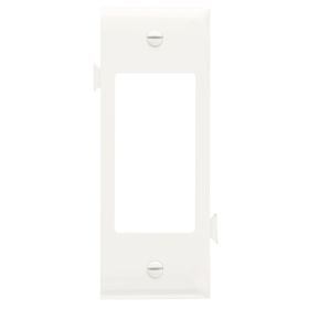 Pass & Seymour PJSC26-W Semi-Jumbo Center Section Sectional Wallplate, 1 Gang, White, 5-1/2 in, Thermoplastic