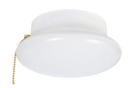 Sylvania 75113 LED1200CL840RP Retrofit Ceiling Light with Pull Chain for Installation into Existing Porcelain Socket 15W