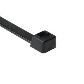 H-TYTON 111-00400 T120R0UVC2 15" UV STABLE HD BLACK CABLE TIE .3"W 120LB 100/PK