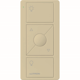 Lutron PJ2-3BRL-GIV-L01 Pico 3-Button Remote Control Switch with Raise/Lower/Favorite Button and Indicator LED 434 MHz 3 VDC