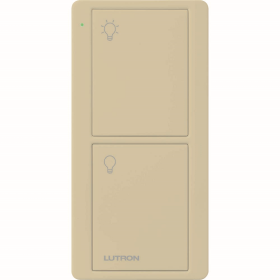 Lutron PJ2-2B-GIV-L01 Pico 2-Button Remote Control Switch with Indicator LED 434 MHz 3 VDC Ivory