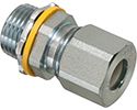 Arlington LPCG50S 1/2 in Zinc Plated Steel Strain Relief Cord Connector .2-.472 in Cable Opening