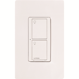 Lutron PD-5WS-DV-WH Caseta Wireless 3-Way In-Wall Switch 600W 120/277 VAC On/Off Operation Mode White