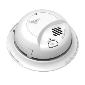 BRK 9120LBL First Alert 120V AC/DC Hardwired Ionization Smoke Alarm with 10-Year Sealed Lithium Battery Backup