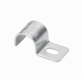 Bridgeport 890-MC One-Hole Snap-On Strap for 14/2 and 12/2 Steel and MC Cable Steel with Zinc Electroplate Finish