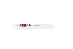 Lenox 1855567 Straight Back Reciprocating Saw Blade 8 in L x 3/4 in W 14 TPI Bi-Metal Body Universal Tang