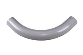 Kraloy 078628 80STD4090 SCH 80 Plain End Standard Radius Conduit Elbow 4 in Trade 90 deg PVC