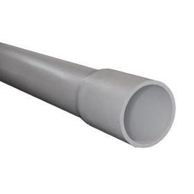 4 In. Schedule 40 Rigid PVC Non-Metallic Conduit 20 Ft. Lengths With Bell End (Lift = 1140 Ft.)