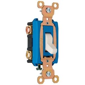 Pass & Seymour CSB15AC3 3-Way Heavy Duty Toggle Switch, 120/277 VAC, 15 A, 3 W