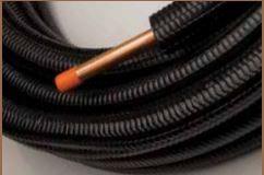 Great Lakes EZB12164 1/2 X 1/2 X 164' EZ-Roll Plus Black Coated Insulated Lines For Air Conditioning & Refrigeration