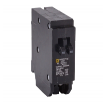 Square D HOMT1515 15A 1-Pole 120/240V 10kA Twin Plug-On HOM Circuit Breaker