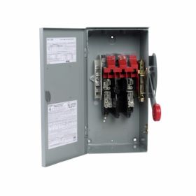 Cutler-Hammer DH221NRK 30A 2-Pole Heavy Duty Fusible Safety Switch with Neutral 240V NEMA 3R