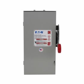 Cutler-Hammer DH321NRK 30A 3-Pole Heavy Duty Fusible Safety Switch with Neutral 240V NEMA 3R