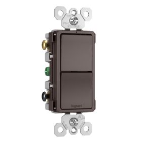 Pass & Seymour RCD33 radiant 3-Way Combination Switch, 15 A, 120/125 VAC, 1 Poles