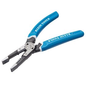 Klein Kurve K12065CR Heavy-Duty Wire Stripper Cutter Crimper Multi Tool 8 to 10 AWG Solid 10 to 12 AWG Stranded Cable