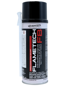 Metallics WFFB12 EverKem Flametech FB Fireblock Spray Foam Sealant 12 OZ/CAN