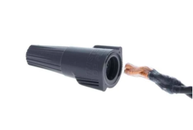 Ideal Underground 30-1260 60 Wire Connector, Swept Wing/Twist On Shell, Live Action/Square Wire Spring, 20 to 10 AWG Solid/Stranded Copper Wire, Thermoplastic Polyester