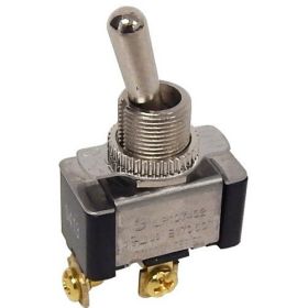 Morris 70070 On-Off 2-Way Double Heavy Duty Non-Metallic Toggle Switch With On/Off Plate, 125/277 VAC, 20/10 A, 0.75 hp, SPST