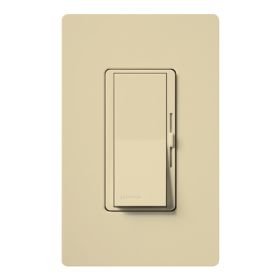 Lutron Diva DVFSQ-FH-IV 1-Pole 3-Way Designer Fan Control 120 VAC 1.5 A Quiet 3-Speed Operational Mode Ivory