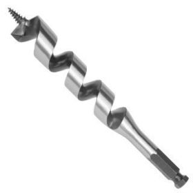 Irwin 1779345 Ship Auger Bit with WeldTec 1 In. Diameter 7/16 In. Shank 7-1/2 In. Overall Length