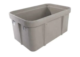 Quazite PG3048BA36 Polymer Concrete 30x48x36 In. Underground Box Tier 22 Cover and Bolts Sold Separately