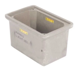 Quazite PC1118BA18 Polymer Concrete 11x18x18 In. Underground Box Tier 15 Cover and Bolts Sold Separately