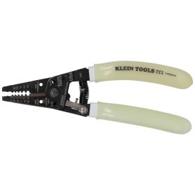 Klein 11055GLW Hi-Viz Wire Stripper/Cutter 10 to 18 AWG Solid 12 to 20 AWG Stranded